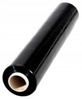 FOLIA STRETCH XL Czarna rolka mocna strecz czarny