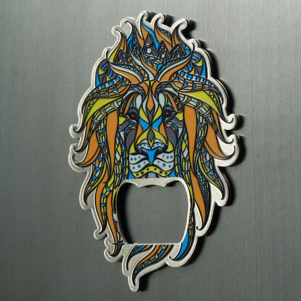 OTWIERACZ STALOWY DO BUTELEK NAPOJÓW KAPSLI LEW zdjęcie 4