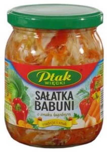 Ptak Sałatka obiadowa Babuni łagodna 500ml zdjęcie 2