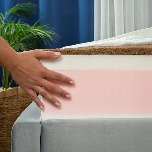 Materac 140x200 Kokos x2 kieszeniowy H3/H5 twardy pocket SILVER MAX na Arena.pl