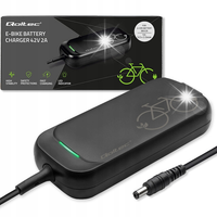 Szybka Ładowarka do roweru skutera 36V 42V 2A 5.5*2.5 wodoodporna e-bike