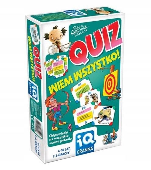 Gra IQ QUIZ WIEM WSZYSTKO 00151 zdjęcie 1