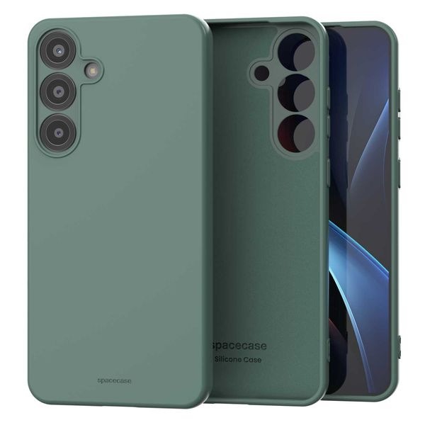 Spacecase Silicone Case 3.0 Galaxy S25+ Dark Green zdjęcie 3