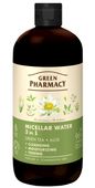 GREEN PHARMACY Woda micelarna 3w1 Zielona herbata i Aloes 500 ml