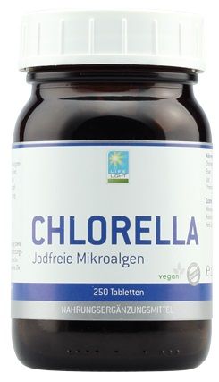 CHLORELLA 250 Tabletek MIKROALGI BEZ JODU zdjęcie 1