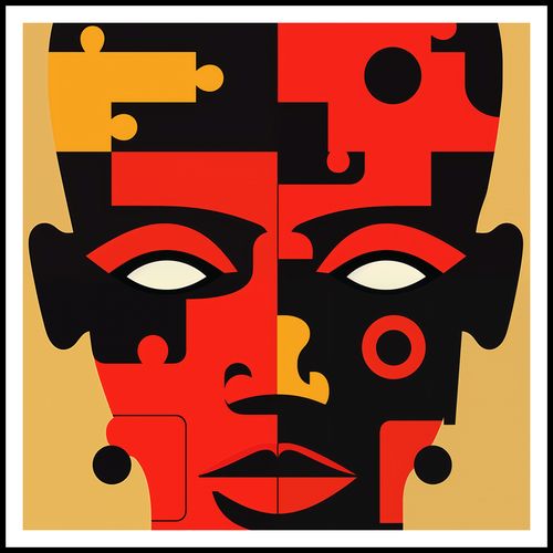 Plakat 90x90cm Puzzle Tożsamości na Arena.pl