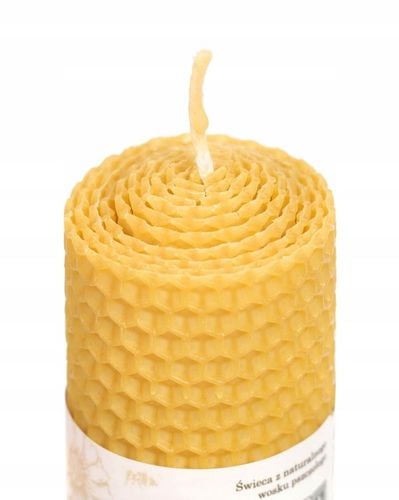 Zestaw 3x Świeca z Wosku Pszczelego 8/5 cm 100% Wosk Pszczeli na Arena.pl