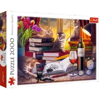 ND01_250563 PUZZLE 2000 Koci wieczor 27126