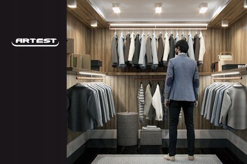 Czarny owalny drążek do szafy garderoby rurka na ubrania 100 cm + 2 na Arena.pl