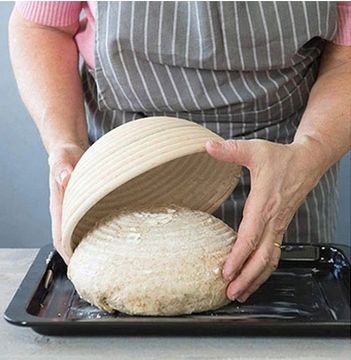 KOSZYK RATAN FORMA DO WYRASTANIA CHLEBA 25 cm garowania ciasta na chleb na Arena.pl