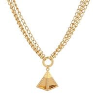 Naszyjnik z dużą piramidką (C21/JES/40AU)