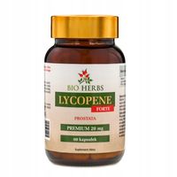 Likopen lycopene forte antyoksydant zdrowie prostaty układ serce 20mg 60szt