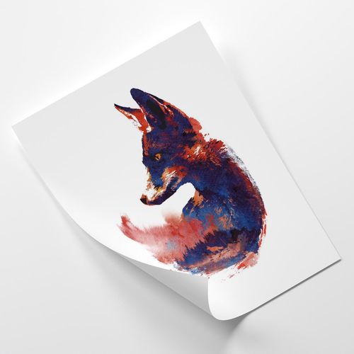 Plakat, Czujny lis 70x100 na Arena.pl