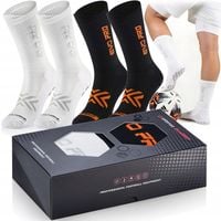 ZESTAW 2x SKARPETY PIŁKARSKIE ANTYPOŚLIZGOWE PROFESJONALNE skarpetki