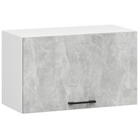 WISZĄCA SZAFKA KUCHENNA OKAPOWA OLIWIA W 60cm BIAŁA/BETON