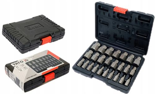 YATO ZESTAW 25 WYKRĘTAKÓW DO USZKODZONYCH ŚRUB WEWNĘTRZNYCH HEX TORX SPLINE na Arena.pl