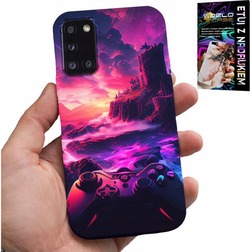 ETUI DO SAMSUNG GALAXY A31 - CASE DLA GRACZA, WZORY Z GIER, PREZENT na Arena.pl