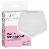 BOCIOLAND Majtki poporodowe wielorazowe XL 2 sztuki