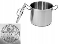YATO GARNEK WYSOKI INDUKCJA GAZ STAL NIERDZEWNA 24X20CM 9L Z POKRYWA INOX