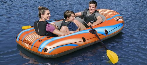 Ponton Dmuchany 3os.KONDOR Elite 3000 zestaw POMPKA WIOSŁA Bestawy 61145 na Arena.pl