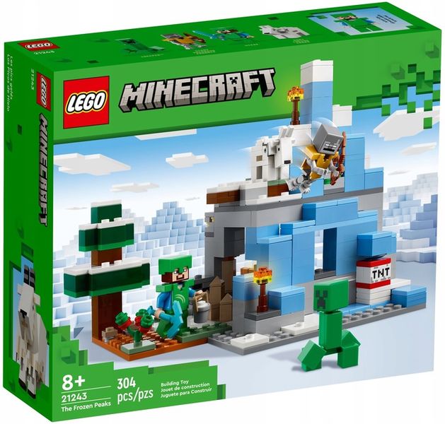 LEGO Minecraft 21243 Ośnieżone szczyty zdjęcie 1