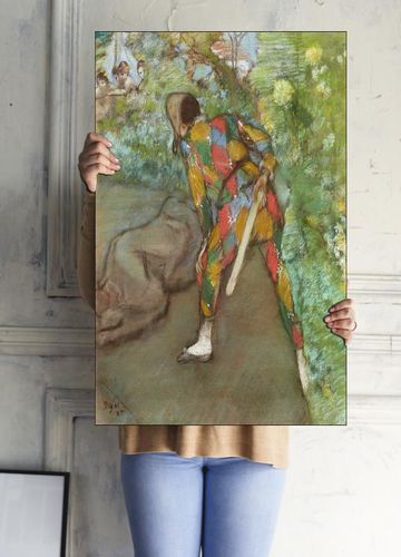 Harlequin , Edgar Degas - plakat 60x80 cm na Arena.pl