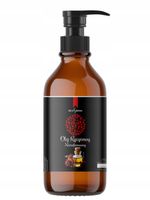 Olej rycynowy NIERAFINOWANY tłoczony na zimno 1L INDIE + POMPKA