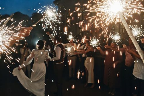 ZIMNE OGNIE 70 CM - 60 SZTUK - ŚLUB WESELE na Arena.pl