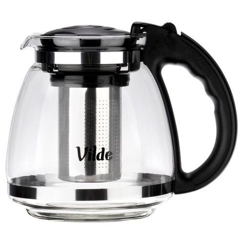 dzbanek szklany zaparzacz z sitkiem 1,5l do herbaty ziół 259429 na Arena.pl