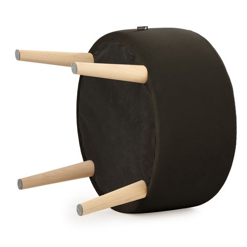 Pufa Tapicerowana, Czekolada, Puf, Pufa okrągła, Podnóżek na Arena.pl