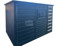 Schowek Domek Ogrodowy 2x1,5m + wiata 0,5m Drzwi okno dach spad w tył GP558