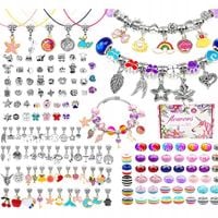 MEGA ZESTAW XXL DO ROBIENIA BRANSOLETEK 66EL NASZYJNIKÓW PREZENT ZAWIESZKI