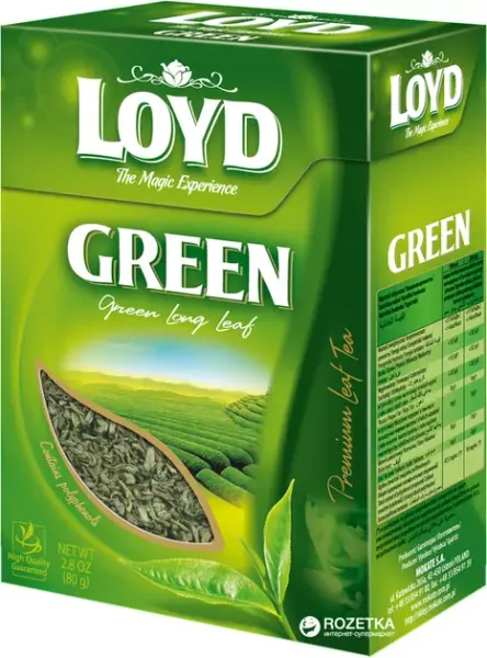 LOYD HERBATA LIŚCIASTA ZIELONA 80G zdjęcie 1