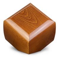 Solidna drewniana urna na prochy