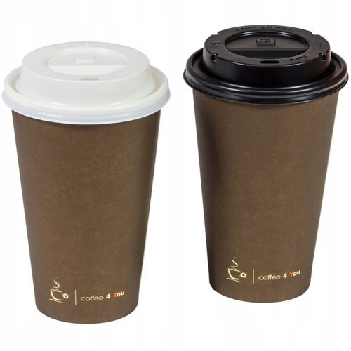 KUBKI PAPIEROWE DO KAWY C4Y 400ML + WIECZKA 50 SZT (do dalszej odsprzedaży) na Arena.pl