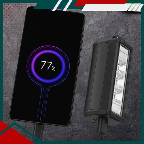 LAMPKA ROWEROWA PRZEDNIA LED NA PRZÓD KIEROWNICĘ ROWERU MOCNA USB 1200lm na Arena.pl