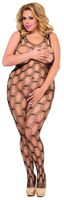 Czarny Bodystocking She-Cat SoftLine 6254 Plus Size XL-XXXL