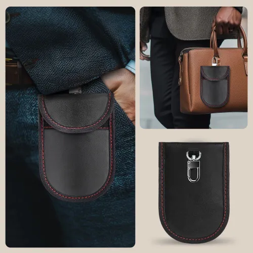etui rfid tech-protect klr100 - czarno-czerwone na Arena.pl