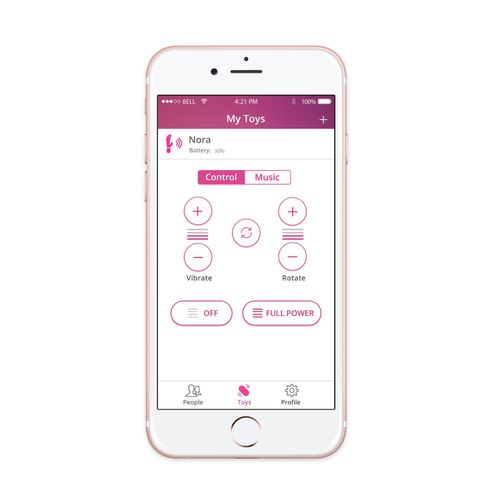 wibrator króliczek sterowany aplikacją nora lovense na Arena.pl