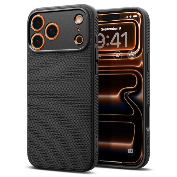 SPIGEN LIQUID AIR IPHONE 17 PRO MAX MATTE BLACK zdjęcie 1