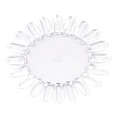 Wzornik próbnik lakierów 20 kolorów, przeźroczysty, słoneczko