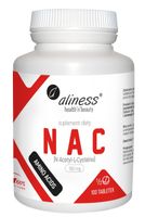 Aliness NAC N-Acetylocysteina L-CYSTEINA 190mg 100 tab. Płodność PCOS