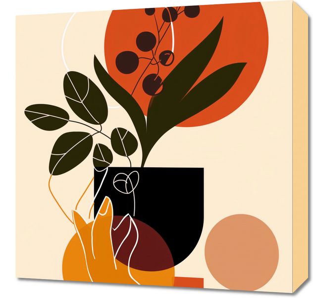 Obraz 50x50cm Dotyk Naturalności zdjęcie 1