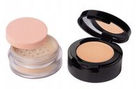 RIMMEL KOREKTOR + PUDER UPIĘKSZAJĄCY ZESTAW DO TWARZY 2W1
