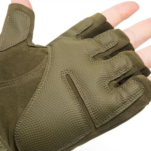 RĘKAWICE TAKTYCZNE BOJOWE rozm. XL SURVIVAL MILITARNE RĘKAWICZKI BEZ PALCÓW na Arena.pl