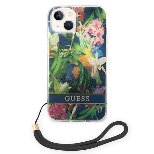 Etui Guess do iPhone 15, iPhone 14, iPhone 13, Niebieski na Arena.pl
