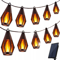 LAMPKI SOLARNE LED ŚWIETLNA SZNUR ŁAŃCUCH ŚWIETLNY GIRLANDA OGRÓD DZIAŁKA