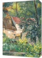 Obraz 40x60cm House of Père Lacroix, Paul Cezanne Vintage Salon