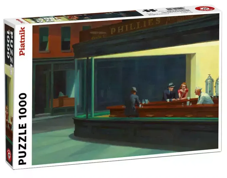 Puzzle 1000 Hopper Nighthawks zdjęcie 1
