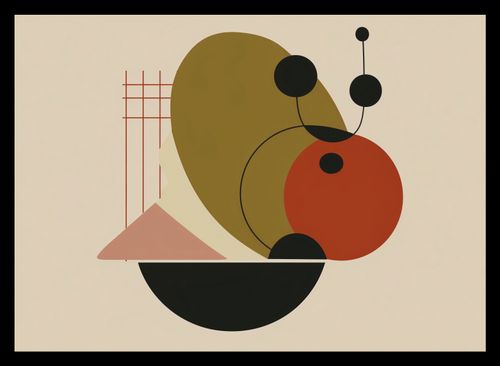 Plakat 35x25cm Geometryczny Balans na Arena.pl